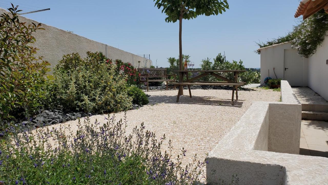 'Au Coeur Des Vignes' - Private Apartment & Garden Magalas Экстерьер фото
